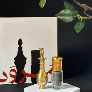 كحل الاثمد الاسود الاصفهاني ربع تولة + محكلة نحاسية