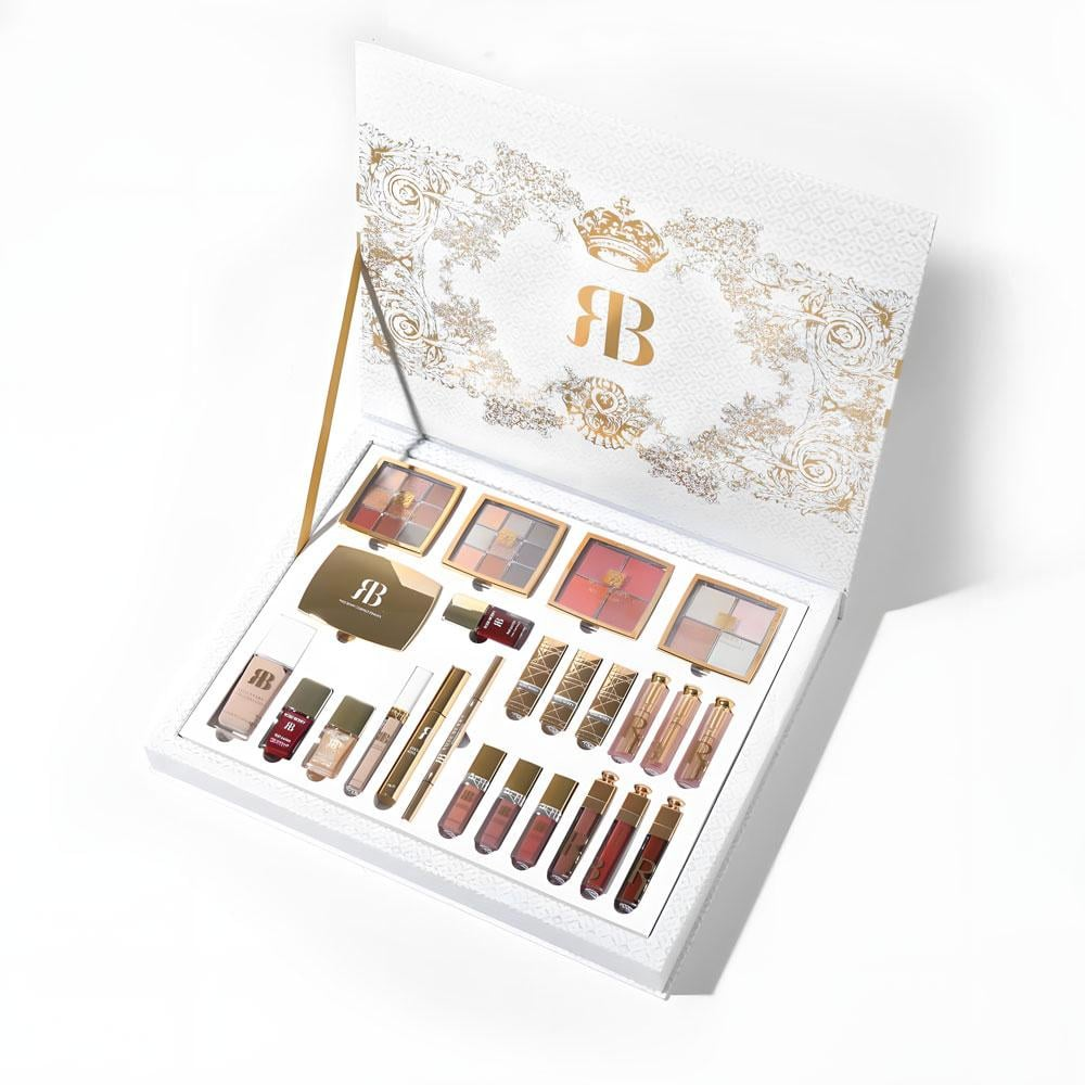 بوكس مكياج كامل 24 قطعة – مثالي كهدية أنيقة للتخرج والمناسبات